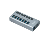 i-tec USB 3.0 Charging HUB 36W 7x portów USB 3.0 wyłącznik portów - 518397 - zdjęcie 2